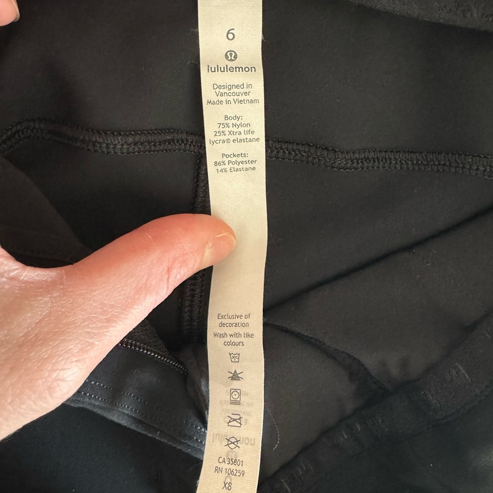 Lululemon On The Move Pant Black - Picture 5 of 8